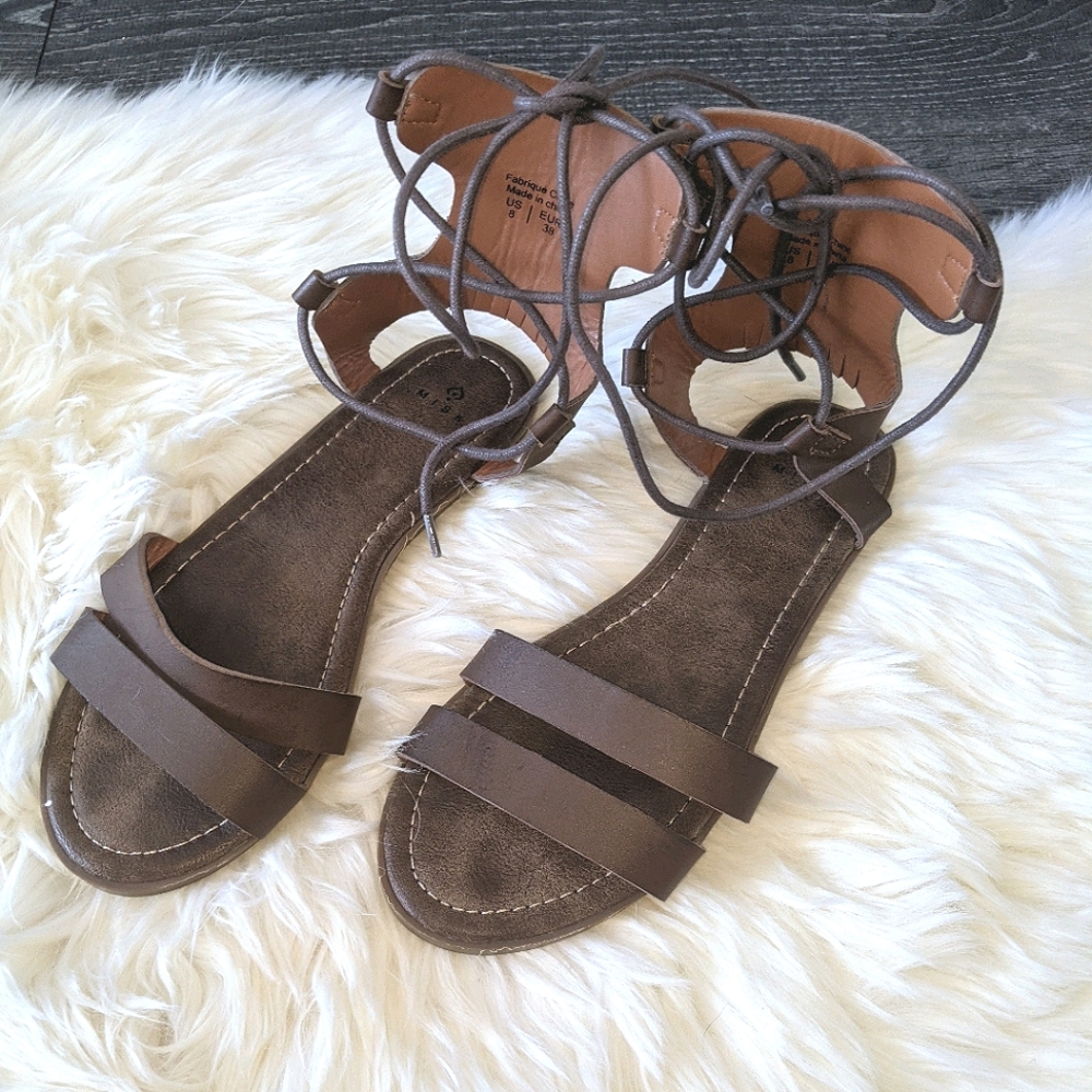 MISK - Vegan Leather Gladiator Sandal